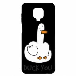 Чехол для Xiaomi Redmi Note 9S/9Pro/9Pro Max Duck you - PrintSalon