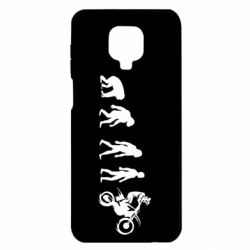 Чехол для Xiaomi Redmi Note 9S/9Pro/9Pro Max Эволюция мотоциклиста - PrintSalon