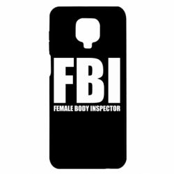 Чехол для Xiaomi Redmi Note 9S/9Pro/9Pro Max FBI - Female Body Inspector - PrintSalon