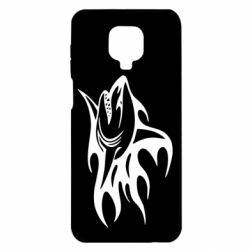 Чехол для Xiaomi Redmi Note 9S/9Pro/9Pro Max Flaming shark - PrintSalon