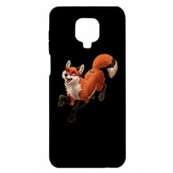 Чехол для Xiaomi Redmi Note 9S/9Pro/9Pro Max Fox in flight - PrintSalon