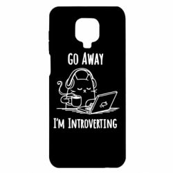 Чехол для Xiaomi Redmi Note 9S/9Pro/9Pro Max Go away i'm introverting - PrintSalon