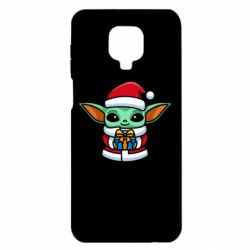 Чехол для Xiaomi Redmi Note 9S/9Pro/9Pro Max Grogu Santa Claus - PrintSalon
