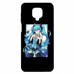 Чехол для Xiaomi Redmi Note 9S/9Pro/9Pro Max Hatsune Miku art - PrintSalon