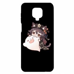 Чехол для Xiaomi Redmi Note 9S/9Pro/9Pro Max Hu Tao cat - PrintSalon