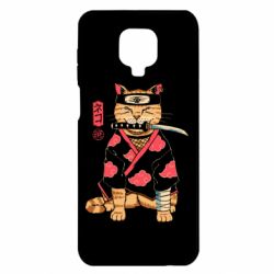 Чехол для Xiaomi Redmi Note 9S/9Pro/9Pro Max Japanese Akatsuki cat - PrintSalon