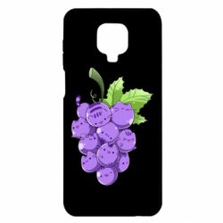 Чехол для Xiaomi Redmi Note 9S/9Pro/9Pro Max Кот-виноград - PrintSalon
