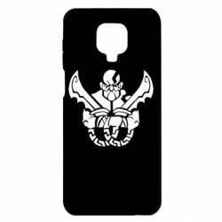 Чехол для Xiaomi Redmi Note 9S/9Pro/9Pro Max Kratos silhouette - PrintSalon