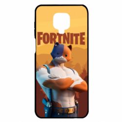 Чехол для Xiaomi Redmi Note 9S/9Pro/9Pro Max Meowscles and logo - PrintSalon