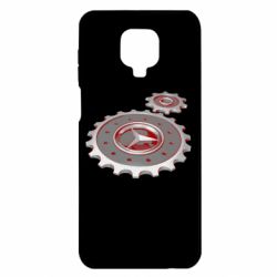 Чехол для Xiaomi Redmi Note 9S/9Pro/9Pro Max Mercedes logo механизм - PrintSalon