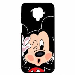 Чехол для Xiaomi Redmi Note 9S/9Pro/9Pro Max Mickey Kiss - PrintSalon