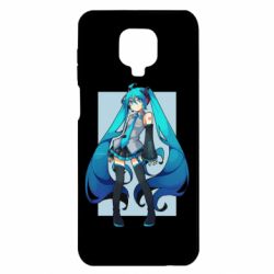 Чехол для Xiaomi Redmi Note 9S/9Pro/9Pro Max Miku art - PrintSalon