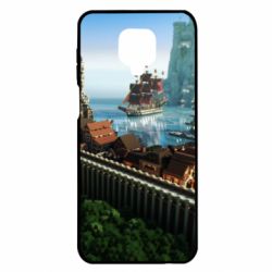Чехол для Xiaomi Redmi Note 9S/9Pro/9Pro Max Minecraft beautiful town - PrintSalon