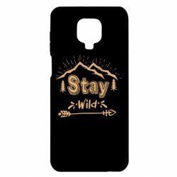 Чехол для Xiaomi Redmi Note 9S/9Pro/9Pro Max Mountains - Stay Wild - PrintSalon