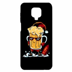 Чехол для Xiaomi Redmi Note 9S/9Pro/9Pro Max New Year's beer - PrintSalon