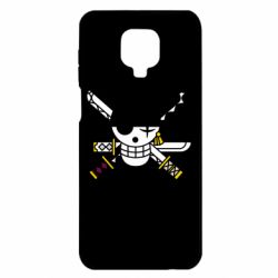 Чехол для Xiaomi Redmi Note 9S/9Pro/9Pro Max One Piece Zoro logo - PrintSalon