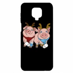 Чехол для Xiaomi Redmi Note 9S/9Pro/9Pro Max Pigs - PrintSalon