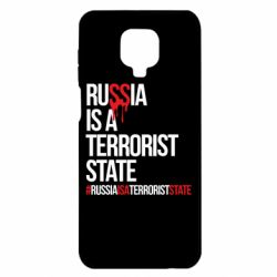 Чехол для Xiaomi Redmi Note 9S/9Pro/9Pro Max Russia is a terrorist - PrintSalon