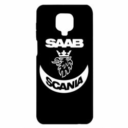 Чехол для Xiaomi Redmi Note 9S/9Pro/9Pro Max Scania SAAB logo - PrintSalon
