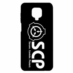 Чохол для Xiaomi Redmi Note 9S / 9Pro / 9Pro Max SCP logo text - PrintSalon