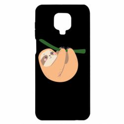 Чехол для Xiaomi Redmi Note 9S/9Pro/9Pro Max Sloth on a branch - PrintSalon