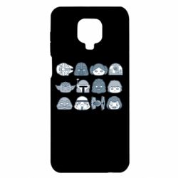Чехол для Xiaomi Redmi Note 9S/9Pro/9Pro Max Star wars icons - PrintSalon