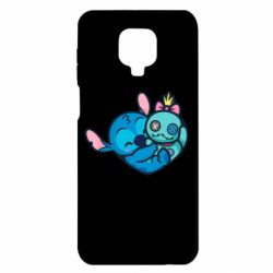 Чехол для Xiaomi Redmi Note 9S/9Pro/9Pro Max Стич с куклой - PrintSalon