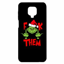 Чехол для Xiaomi Redmi Note 9S/9Pro/9Pro Max The grinch f*ck them - PrintSalon