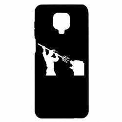 Чехол для Xiaomi Redmi Note 9S/9Pro/9Pro Max Тризубом по морде - PrintSalon