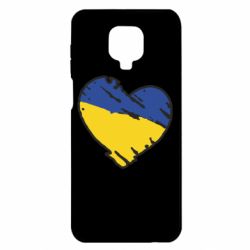 Чехол для Xiaomi Redmi Note 9S/9Pro/9Pro Max Украина сердце с царапинами - PrintSalon