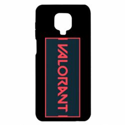 Чехол для Xiaomi Redmi Note 9S/9Pro/9Pro Max Valorant text - PrintSalon