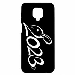 Чехол для Xiaomi Redmi Note 9S/9Pro/9Pro Max Заяц 2023 - PrintSalon