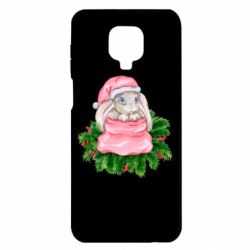 Чехол для Xiaomi Redmi Note 9S/9Pro/9Pro Max Заяц Новогодний - PrintSalon