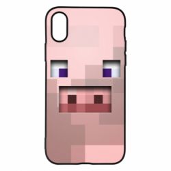 Чохол для iPhone X/Xs Pig from minecraft - PrintSalon