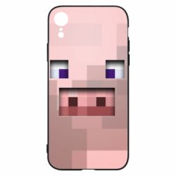 Чохол для iPhone XR Pig from minecraft - PrintSalon