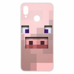 Чохол для Huawei P Smart Plus 2018 Pig from minecraft - PrintSalon