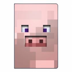 Блокнот з принтом Pig from minecraft - PrintSalon