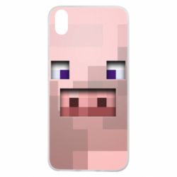Чохол для Xiaomi Redmi 7A Pig from minecraft - PrintSalon