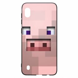 Чохол для Samsung A10 Pig from minecraft - PrintSalon