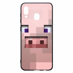 Чохол для Samsung A30 Pig from minecraft - PrintSalon