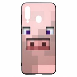 Чохол для Samsung A60 Pig from minecraft - PrintSalon
