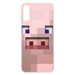 Чохол для Samsung A70 Pig from minecraft - PrintSalon