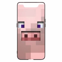 Чохол для Samsung A80 Pig from minecraft - PrintSalon