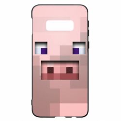 Чохол для Samsung S10e Pig from minecraft - PrintSalon