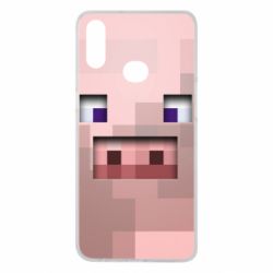 Чохол для Samsung A10s Pig from minecraft - PrintSalon