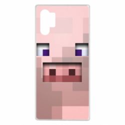 Чохол для Samsung Note 10 Plus Pig from minecraft - PrintSalon