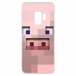 Чохол для Samsung S9 Pig from minecraft - PrintSalon