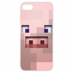 Чохол для iPhone SE 2020 Pig from minecraft - PrintSalon