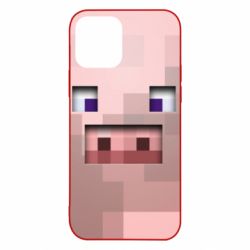 Чохол для iPhone 12 Pro Pig from minecraft - PrintSalon