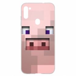 Чохол для Samsung A11 / M11 Pig from minecraft - PrintSalon